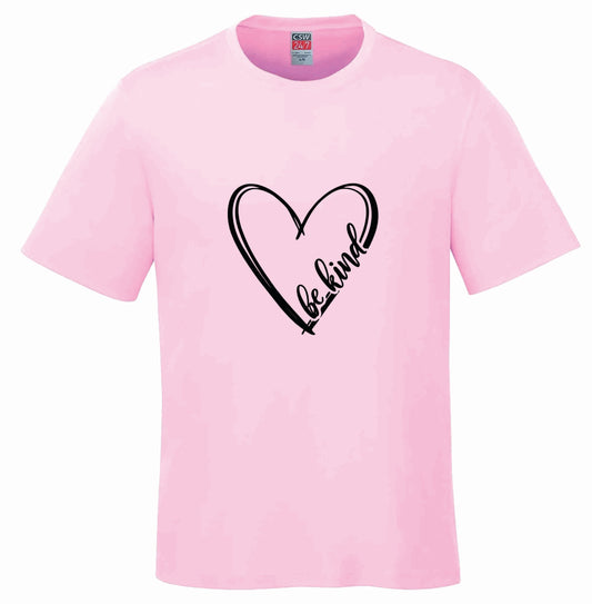 Pink t-shirt Be Kind